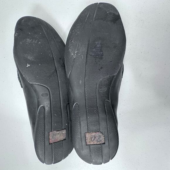 PETER MILLAR black leather soft sole shoes mc00f40 men's size 12 M - Picture 3 of 7